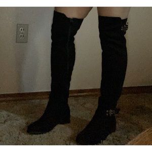 Brand new over the knee black boots